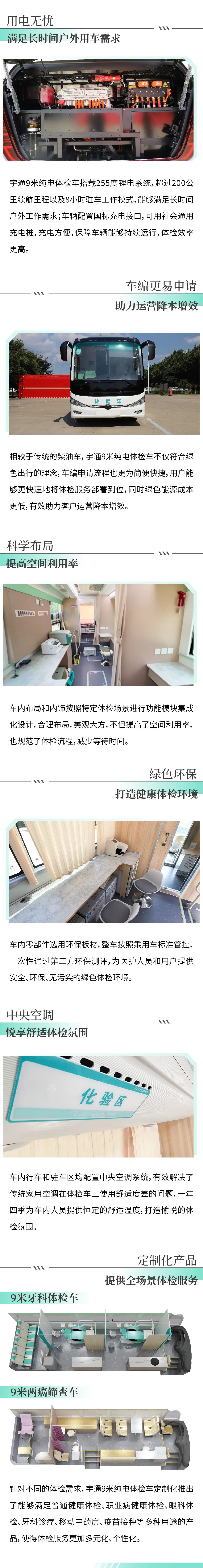 永利皇宫官网9米纯电体检车|构建全场景移动体检解决方案